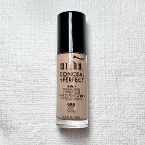 NEW Milani Conceal and Perfect 2-in-1 Foundation and Concealer 00B Light Clair